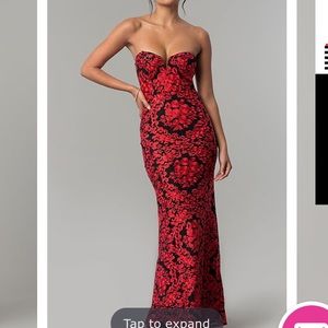 Red prom dress